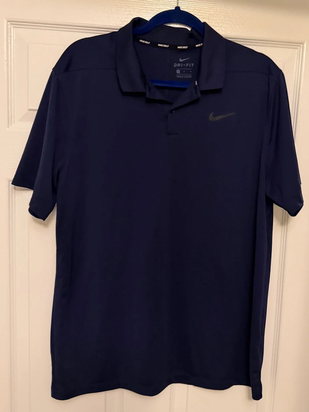 Nike Men's Navy Short-Sleeve Polo